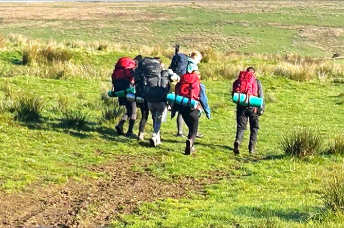 Court Fields students completing their DofE